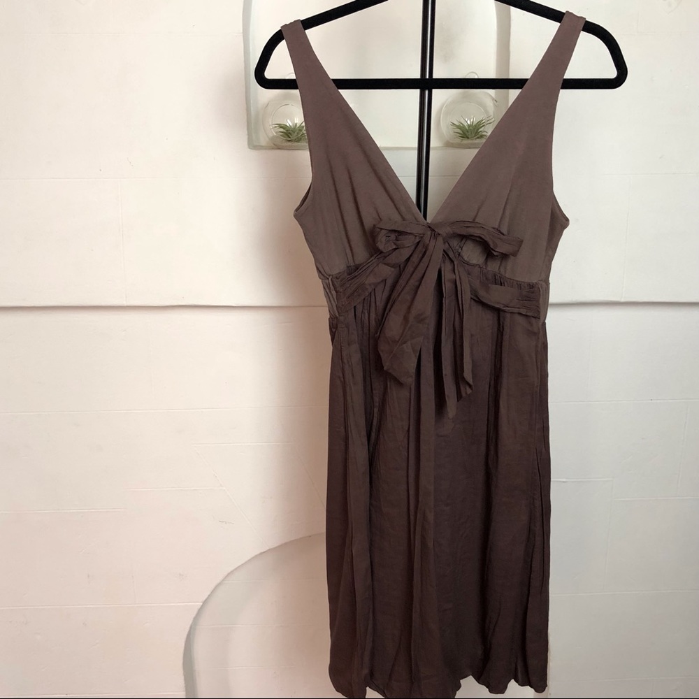 Velvet Sundress with Bow